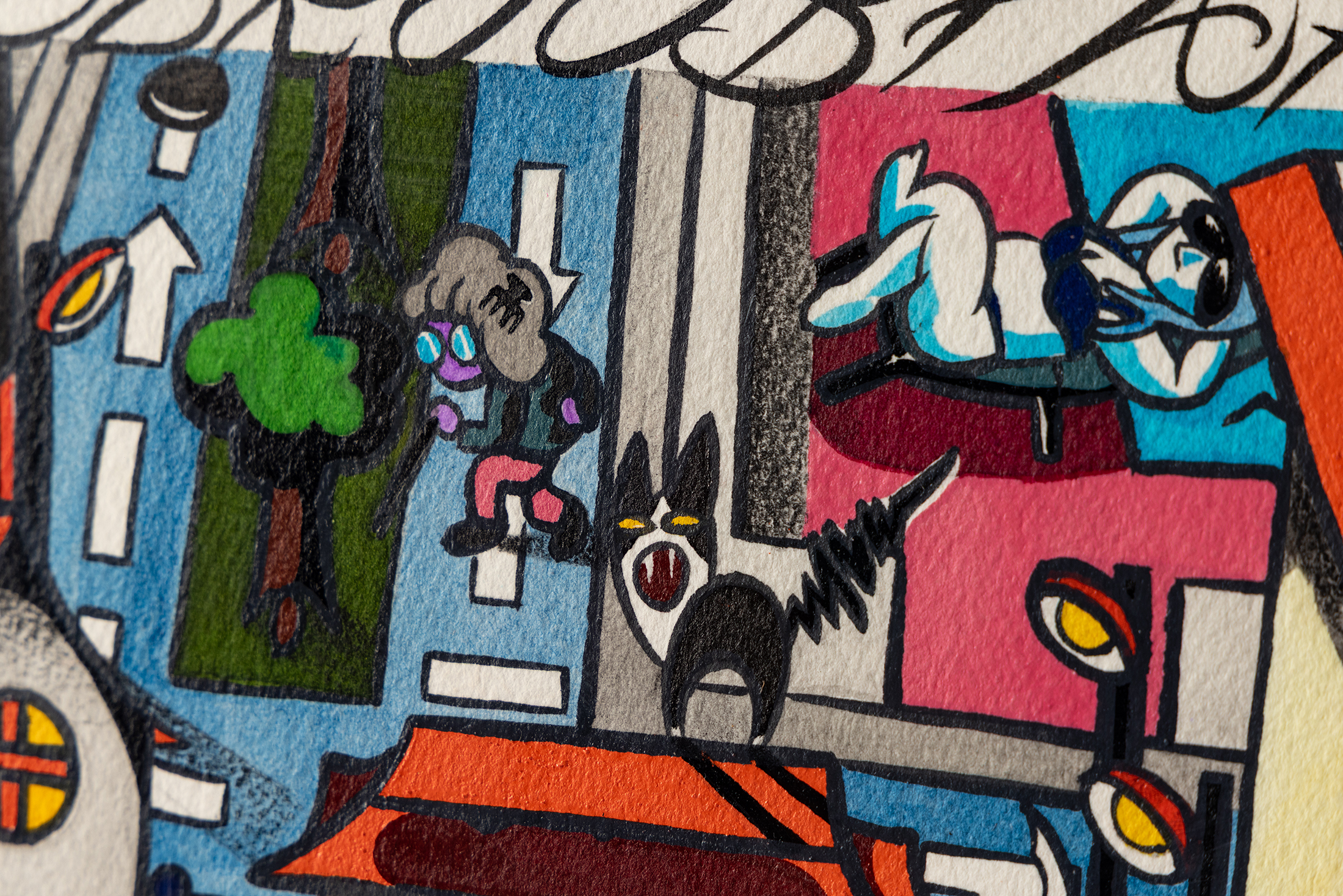 ELGO作品細部 5  | UNDER JOB PARTY | ART AUCTION | Present by NOSETARADAMAS