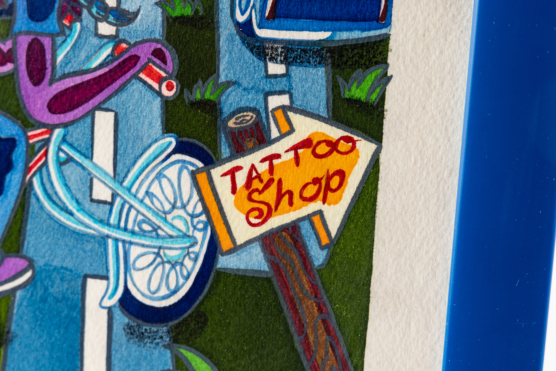 ELGO作品細部 6  | UNDER JOB PARTY | ART AUCTION | Present by NOSETARADAMAS