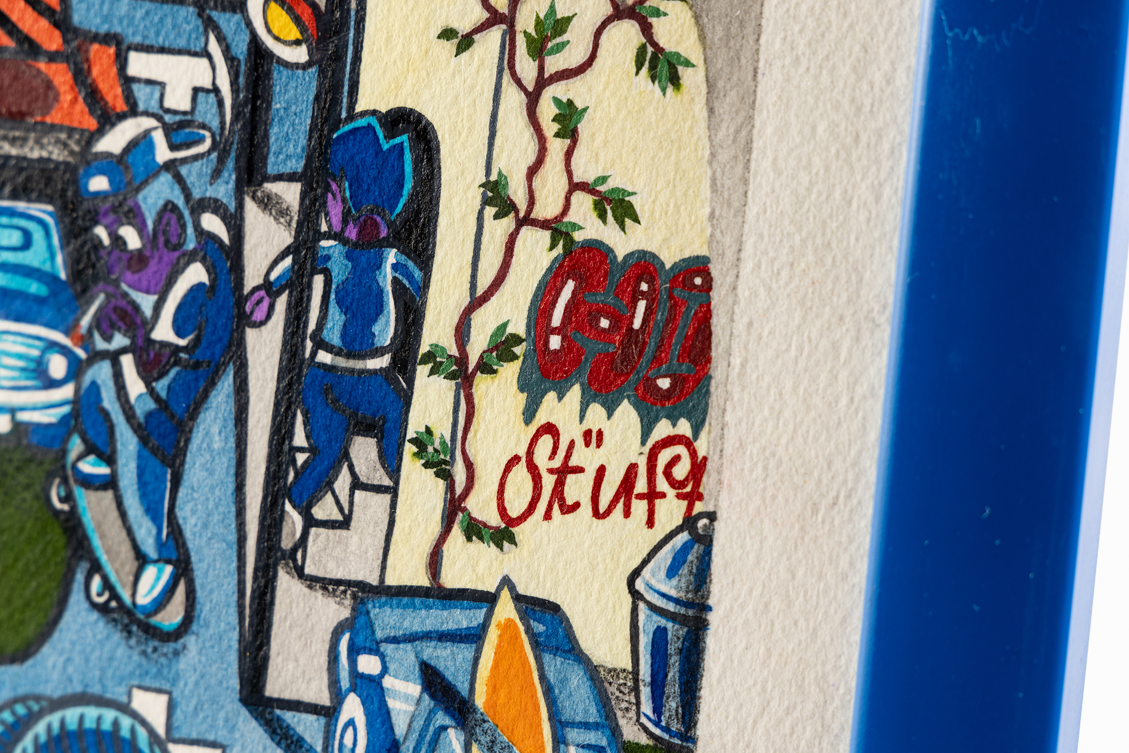 ELGO作品細部 7  | UNDER JOB PARTY | ART AUCTION | Present by NOSETARADAMAS