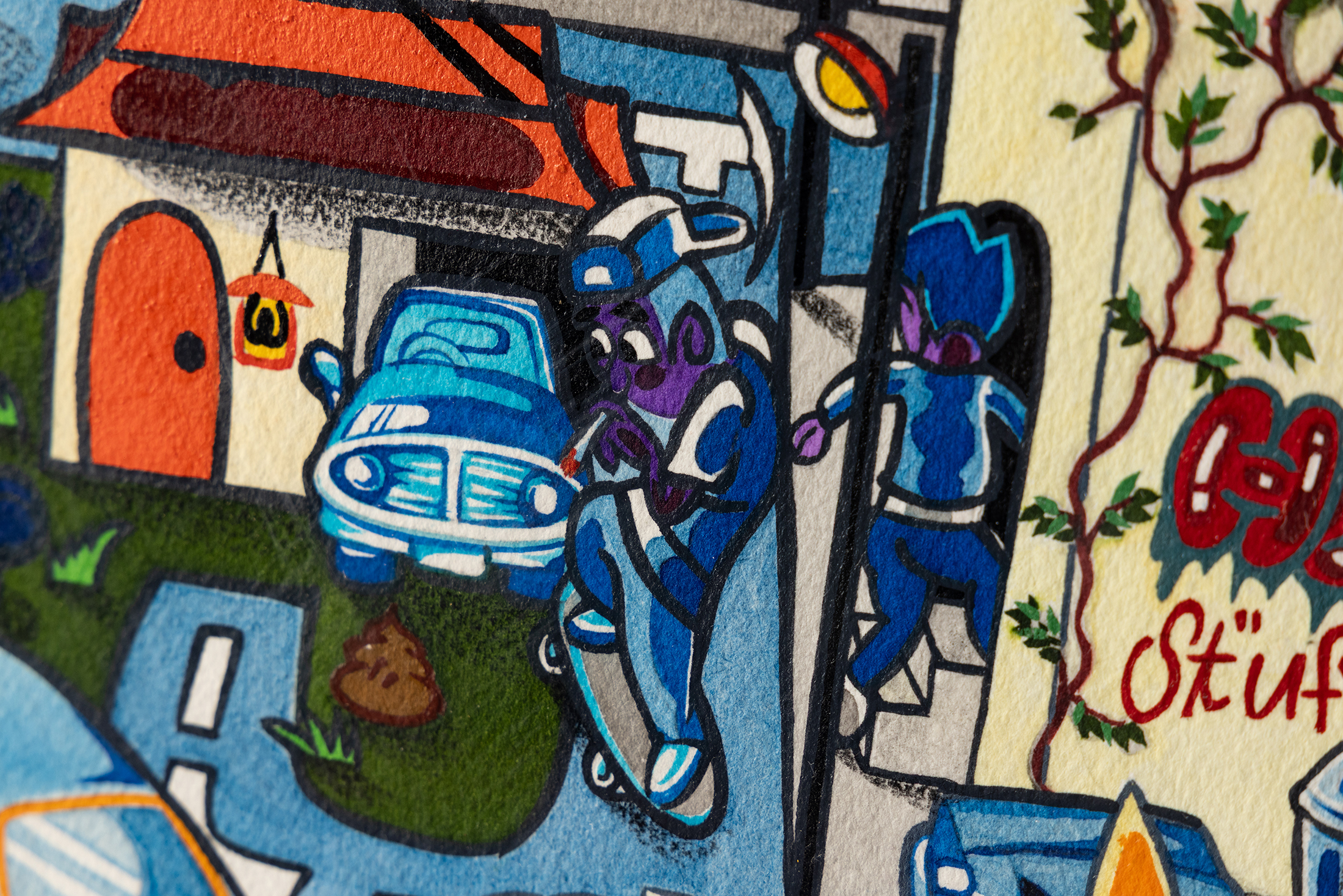 ELGO作品細部 8  | UNDER JOB PARTY | ART AUCTION | Present by NOSETARADAMAS