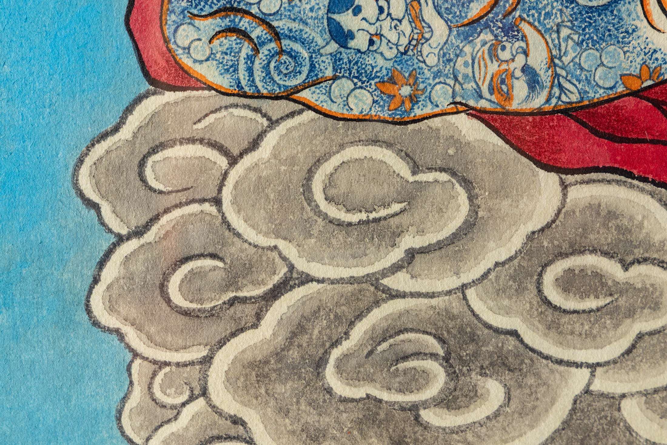 BOSH作品細部 2  | UNDER JOB PARTY | ART AUCTION | Present by NOSETARADAMAS