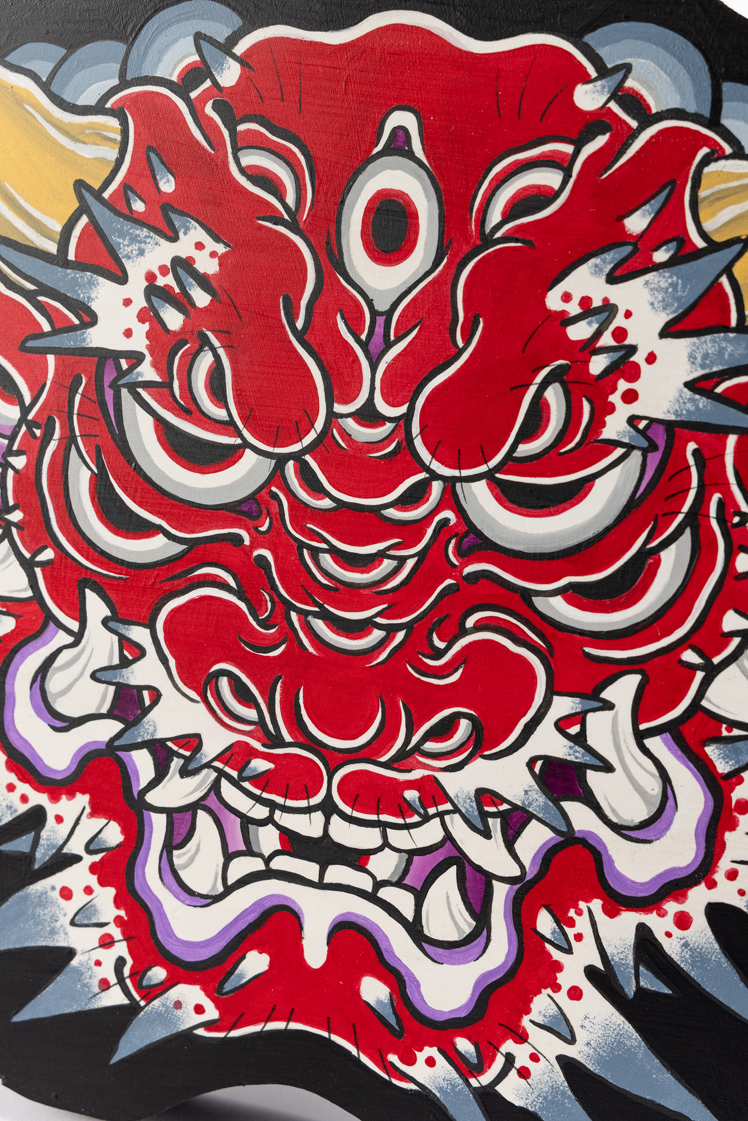 FUTOSHI作品細部 5  | UNDER JOB PARTY | ART AUCTION | Present by NOSETARADAMAS