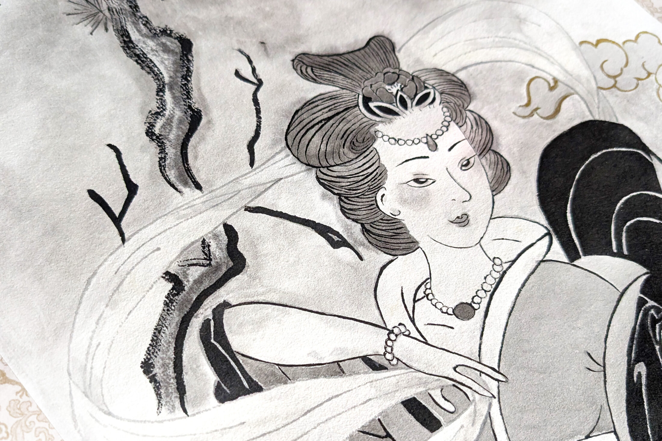 蓮美作品細部 2  | UNDER JOB PARTY | ART AUCTION | Present by NOSETARADAMAS