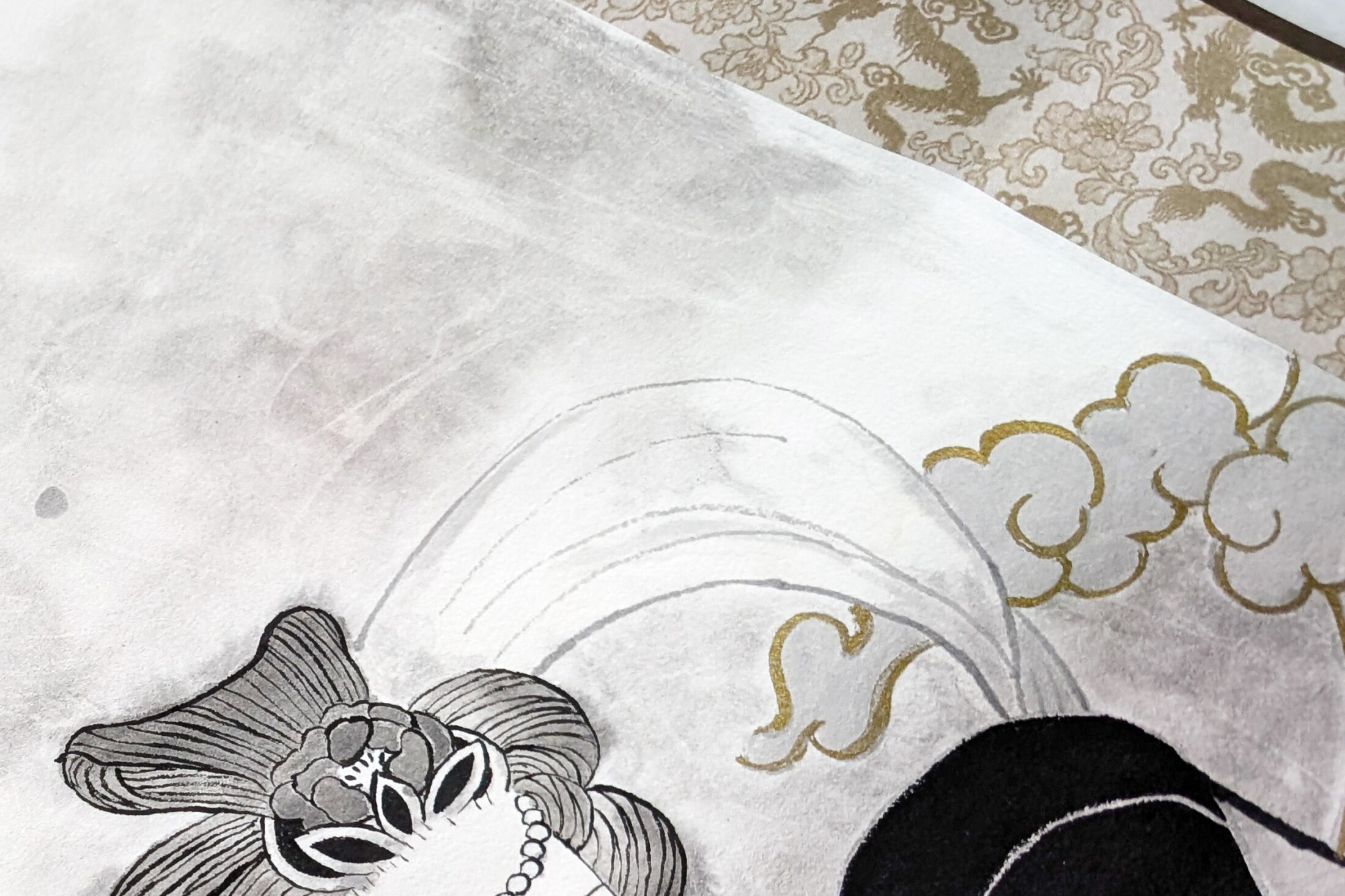 蓮美作品細部 3  | UNDER JOB PARTY | ART AUCTION | Present by NOSETARADAMAS